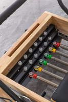 Mini équipement de studio de conception pour enfants, machine de Pilates Reformer en bois d'érable et de chêne, usage commercial