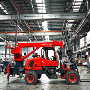 Grúa Telescópica Multifuncional con Motor Diésel, Montacargas Todoterreno Giratorio para Embarcaciones Portuarias con Brazo Plegable - Product Image 5