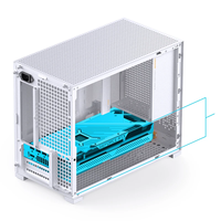 JONSBO D32 PRO m-atx casing Desktop PC Kompatibilitas tinggi casing Desktop Mini untuk casing PC Gaming mendukung MATX Back-Connect/BTF MB