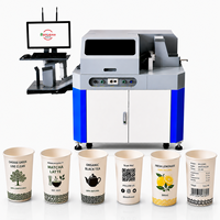 Imprimante de personnalisation automatique de marque pour la production d'emballages de gobelets en papier, solution pour l'industrie manufacturière