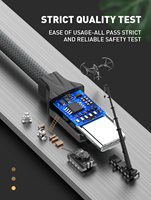 Kabel Data LDNIO LS441 2.4A Micro USB Type C TPE 1M 2M V8 USB Type-C untuk Pengisian Cepat Ponsel