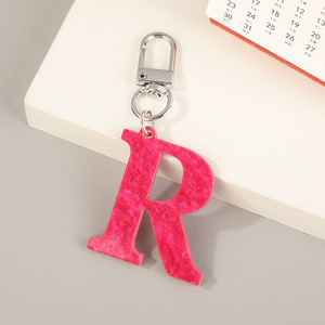 Mosquetón Simple de 26 letras <span class=keywords><strong>YOYI</strong></span> transfronterizo, llavero acrílico con letras en inglés, colgante para mochila, accesorio de moda - Product Image 3