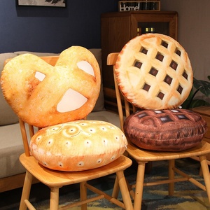 Almohada Decorativa Creativa con Forma de Galleta, Tejida en Cristal Suave, para Sofá, Oficina, Sala de Estar, Dormitorio, Cojín de Respaldo - Product Image 3