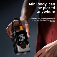 Pompe à air sans fil ABS pour voiture, gonfleur de pneus électrique portable avec affichage numérique et éclairage pour voitures