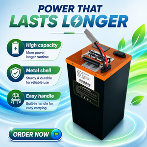 Batterie LiFePO4 48V 30Ah longue durée de vie, remplacement de batterie au plomb-acide, batterie lithium rechargeable pour voiturette de golf, karting - Product Image 1