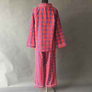 Rouge <span class=keywords><strong>Tartan</strong></span> manche longue Tailleur <span class=keywords><strong>Pyjama</strong></span> pyjamas vêtements de nuit - Product Image 5