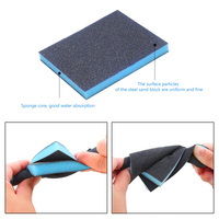 Éponge de ponçage Blocs de ponçage abrasifs superfins Éponge de sable lavable Éponge de papier de verre humide et sèche