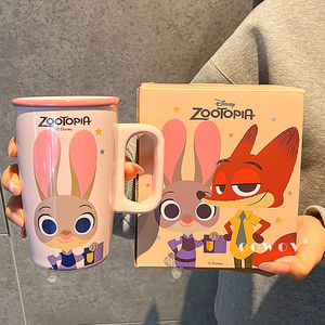 Vajilla al por Mayor, Tazas de Cerámica de <span class=keywords><strong>Disney</strong></span> Zootopia, Lindas Tazas con Asa, Tazas de Café, Tazas de Leche para el Hogar y la Oficina, y para Regalo - Product Image 1