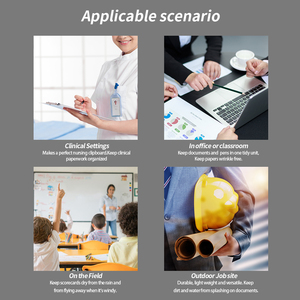 Khen ngợi bán buôn tùy chỉnh nhựa Violet Tạp Chí tập tin chủ Bàn thư mục tài liệu lưu trữ Organizer cho văn phòng nhà trường làm việc - Product Image 4