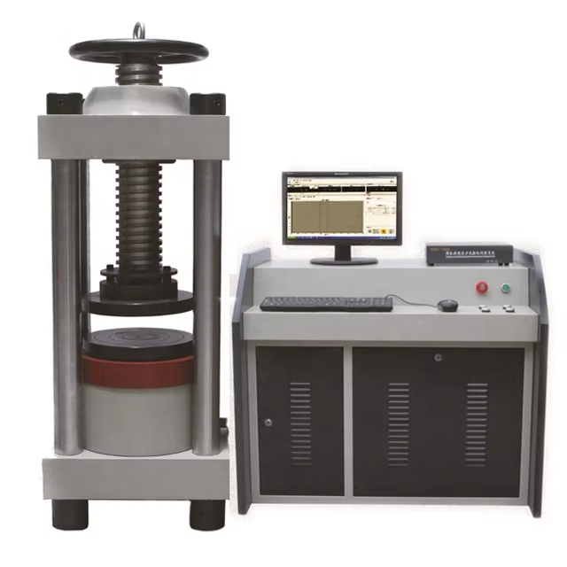 concrete press testing machine