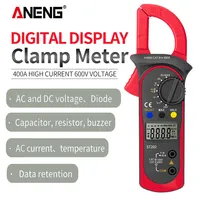 Multimètre à pince numérique ANENG 2000 points de lecture, testeur professionnel intelligent de courant AC/DC, voltmètre à pince, outils d'électricien