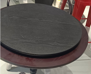 Table de salle à manger ronde en bois de style industriel moderne GDRS, durable et facile à nettoyer, mobilier commercial, modèle GDRS-TT016 - Product Image 2