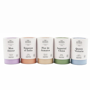 Recyclable Biodegradable Material Custom Design Cylinder Round <b>Box</b> Luxury Gift Paper Tube Packaging Stamping Candle Craft - Product Image 1