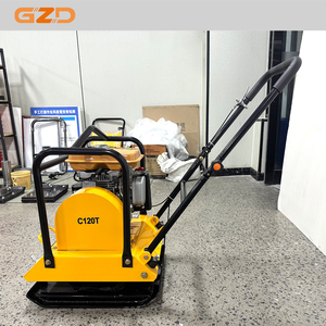 Gzd bán buôn CE đường nhỏ Cát tấm Tamper Máy đầm Xăng di động đất tấm Máy đầm - Product Image 3