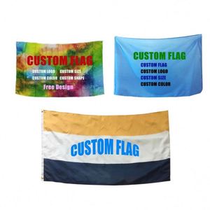 Custom Logo Printed Sign Waterproof Outdoor Flag for Commercial Event Trade Show Exhibition Backdrop Wall with Carry Bag - Product Image 1