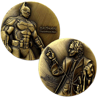 Pièce de monnaie commémorative personnalisée en métal moulé sous pression, moderne, 3D, double face, plaquée, émail souple, impression sérigraphique