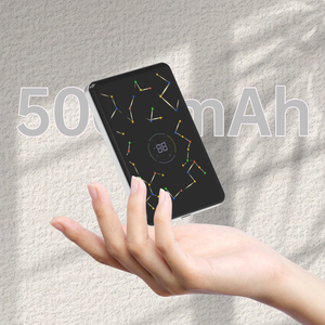 พาวเวอร์แบงค์ Starry Sky แบบกึ่งแข็ง 5000mAh ชาร์จไร้สายแม่เหล็ก สำหรับโทรศัพท์และนาฬิกา IWatch - Product Image 1
