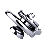 FRRK-402 Sissy bricolage cage de chasteté nouveauté dispositif de chasteté masculin inversé jeu BDSM anneau rond en métal pour dispositif de bondage mâle coq