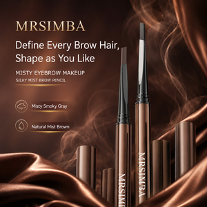 <span class=keywords><strong>Crayon</strong></span> à sourcils double tête MRSIMBA, tenue longue durée, anti-huile, 80mg, gris cendré, formule waterproof, ne se décolore pas, pour le sport en plein air et le quotidien - Product Image 1