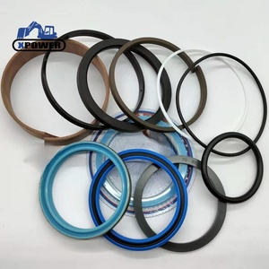 Kit de reparación de sellos de aceite para cilindros de brazo de excavadora y cucharón, compatible con EW140C, EW140D, EW160C, EC140C, EC140D, EC160C - Product Image 1