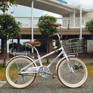 Vélo de route léger pour femmes de lycée pour les nouveaux étudiants Lady's City Ride avec pédale ordinaire et frein à disque fourche en acier - Product Image 1