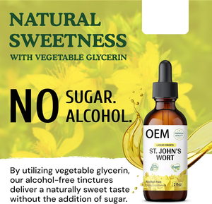 Productos más vendidos OEM 2023 Suplemento para la salud a base de hierbas Hierba de San Juan Gotas Extracto de Hierba de San Juan Tintura para apoyar el estado de ánimo - Product Image 5
