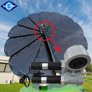 Luoyang JW Sun Tracking 3 Pcs <strong>Panel</strong> Use 5'' <strong>Small</strong> Worm Gear SE5 <strong>Slewing</strong> <strong>Drive</strong> With Electric Motor for Sale