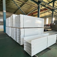 Canaux de câblage robustes en acier renforcé, revêtement poudré, anti-corrosion, étanches, pour usine, entrepôt, projet
