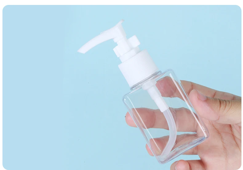 Cheap Price 10ml 80ml Transparent Plastic Bottles 6pcs Travel Personal Care Cream Bottle Cosmetic Pump Spray Bottle Set SY1038