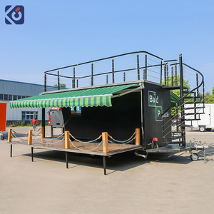 CAMPTRL Rimorchio <span class=keywords><strong>Alimentare</strong></span> Trainabile, Food Truck Mobile, Furgone Commerciale per Caffè e Tacos, in Acciaio Inossidabile, per Esterni, in Vendita negli USA - Product Image 3