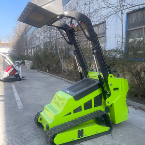 Mini-chargeuse compacte sur pneus, petite chargeuse de jardin, chargeuse portative polyvalente à conducteur assis - Product Image 5