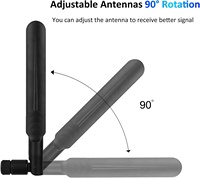 Antenne Wi-Fi Routeur Caméra Longue Portée 2 km Double Bande 2,4 GHz 5 GHz 4G LTE Wi-Fi pour Module PCIE
