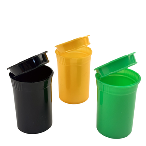 Vente en gros de flacons en plastique 6Dr-60Dr Medical Squeeze Pop Top Jar avec étiquetage et impression de bouchons à l'épreuve des enfants - Product Image 3