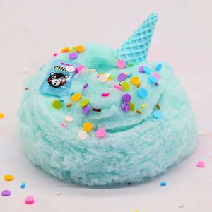 Pâte à modeler en silicone douce et colorée pour Noël, avec breloques licorne, cœur, paillettes bleues et effet nuage de neige, pour créations DIY - Product Image 5
