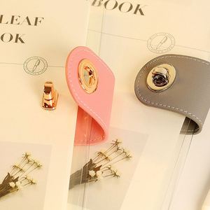 A5 B5 <b>Plastic</b> Clear PVC Budget Binder Journal Refillable <b>Transparent</b> Loose-leaf Ring Binder Notebook with Lock Leather Snap - Product Image 4
