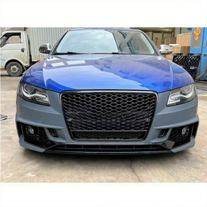 Vente flash - Kit carrosserie pour <span class=keywords><strong>Audi</strong></span> A4 <span class=keywords><strong>S4</strong></span> B8 2008 2009 2010 <span class=keywords><strong>2011</strong></span> 2012 - Style RS4 B9 - Pare-chocs avant avec calandre - Product Image 4