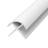 Bandes de protection d'angle en PVC en forme de L et en forme d'arc, personnalisables et profilés en plastique revêtus.