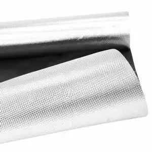 Tissu de tente de culture hydroponique 600D Oxford avec rouleau de film de tissu Mylar diamant argenté