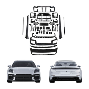 Kit de Carrocería Estilo <span class=keywords><strong>GTS</strong></span> para <span class=keywords><strong>Panamera</strong></span> 976 2024-2025, Parachoques Delantero y Trasero con Luces LED de Circulación Diurna - Product Image 1