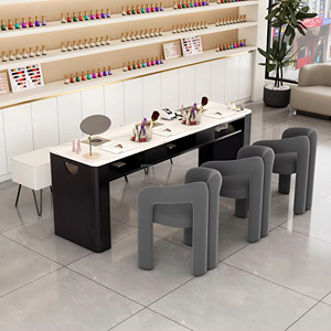 Mesa <span class=keywords><strong>de</strong></span> Manicura Moderna <span class=keywords><strong>de</strong></span> Color Rosa con Almacenamiento, Económica, con Superficie Metálica, Muebles Comerciales para Salón <span class=keywords><strong>de</strong></span> <span class=keywords><strong>Uñas</strong></span> con Colector <span class=keywords><strong>de</strong></span> Polvo y Barra para <span class=keywords><strong>Uñas</strong></span> - Product Image 6