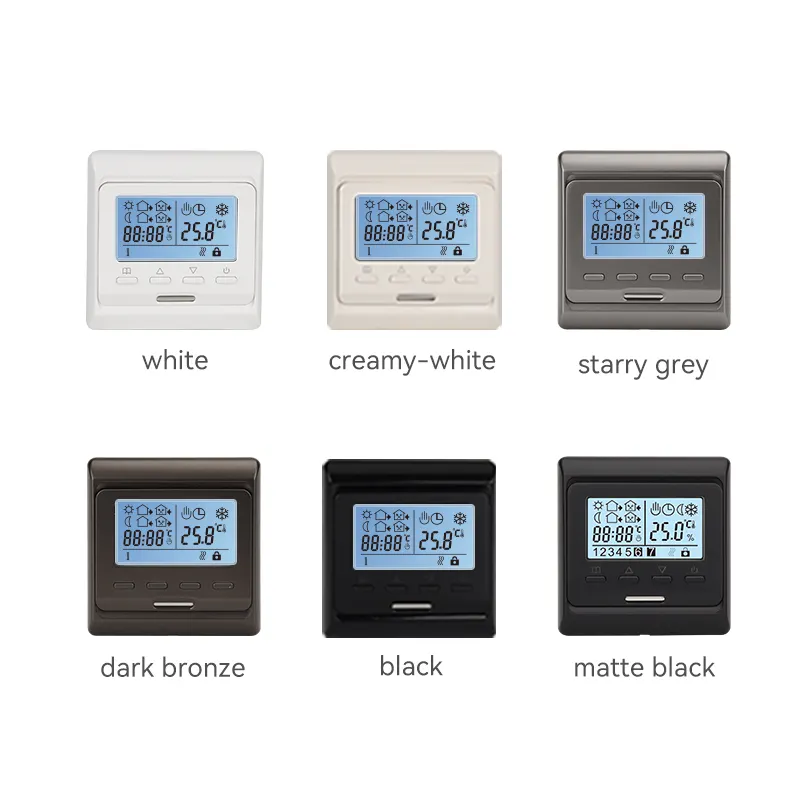 water Warm Floor Electric Heating System Thermoregulator Touch Screen Heating Room Thermostat Digital Room Thermostat