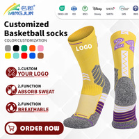 Calcetines de Baloncesto Elite Crew Number para Hombre, Diseño Deportivo con Logotipo, Antideslizantes, con Patrón de Letras en la Parte Inferior