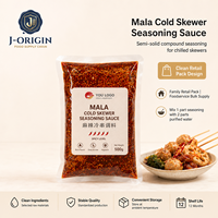500g Chongqing Mala Koude Spiesjes Saus Pittige Chili Sesam voor Restaurant Foodservice Groothandel OEM Private Label 12