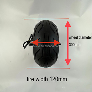 5000W 48v60v72v96v120v điện Hub động cơ bánh xe 12 inch công suất cao 2000rpm Scooter động cơ trung tâm với chân không lốp - Product Image 5