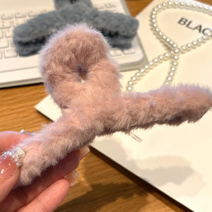 Pinza para el pelo de nueva tendencia, accesorio para la parte trasera de la cabeza, decoración de Año Nuevo, pinza de tiburón, de fábrica - Product Image 5