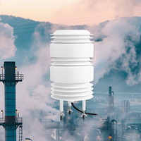 Détecteur de gaz 5-en-1 RK300-08C avec sortie RS485, capteur de qualité de l'air pour CO2, PM2.5, O2, CO, SO2