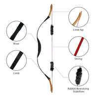Meilleurs prix professionnel chine chasse traditionnelle longue bambou ensemble pour le tir vente en bois laminé tir à l'arc flèche et arc