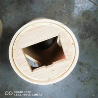 Services de fraisage de pièces circulaires en bois de noyer noir CNC personnalisées pour les équipements industriels Tolérance de précision Certification ISO9001