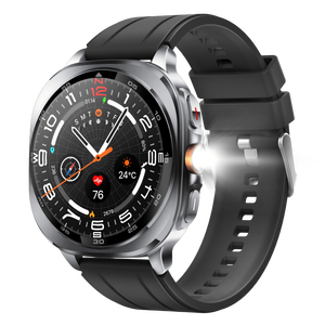 Montre GPS intelligente d'extérieur TS400 avec Beidou, 128 modes sportifs, altimètre, baromètre, boussole, lampe de poche, commande vocale IA <span class=keywords><strong>GPT</strong></span>, suivi du sommeil magnétique - Product Image 4