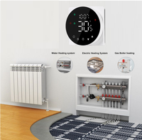 Thermostat programmable Wi-Fi 220V OEM/ODM, thermostat sans fil LED pour système de chauffage au sol électrique domestique, bureau à domicile